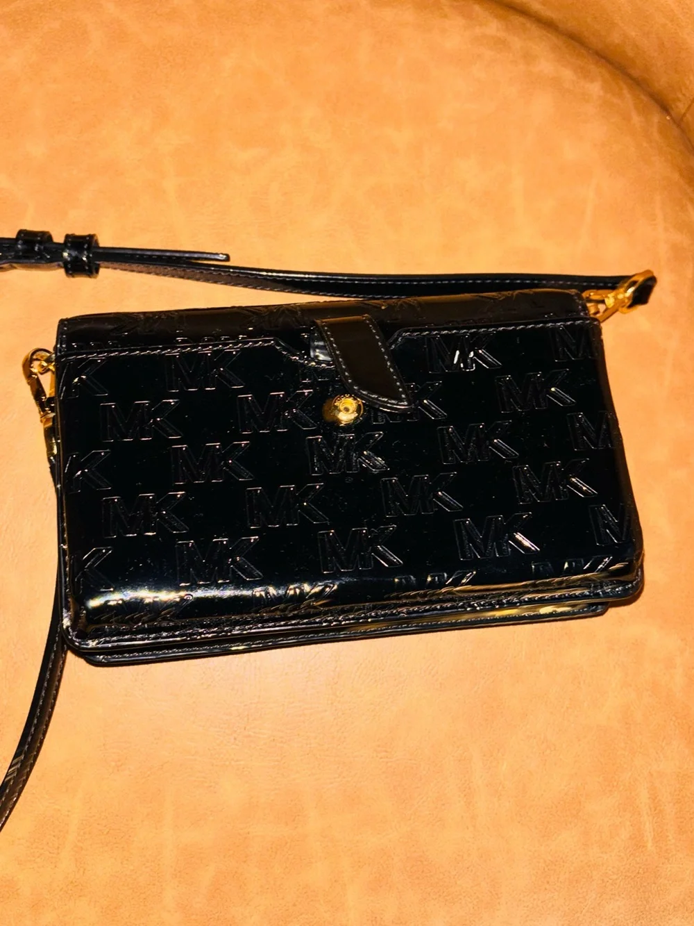 Michael Kors glossy patent